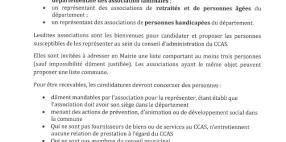 Renouvellement du CCAS