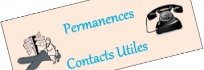 Permanences / Contacts Utiles
